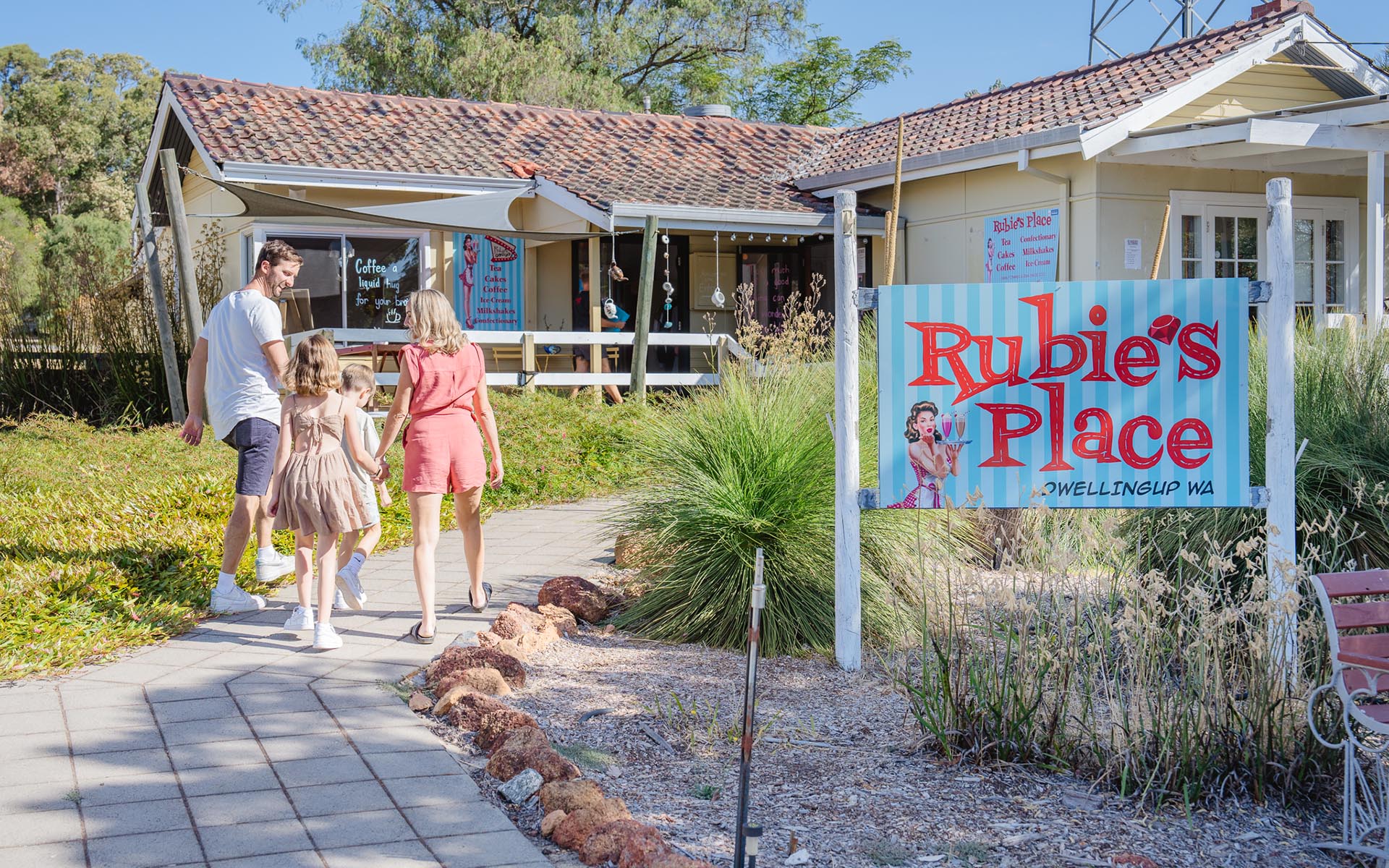 Rubies Place ice-cream store and cafe in Dwellingup, Western Australia