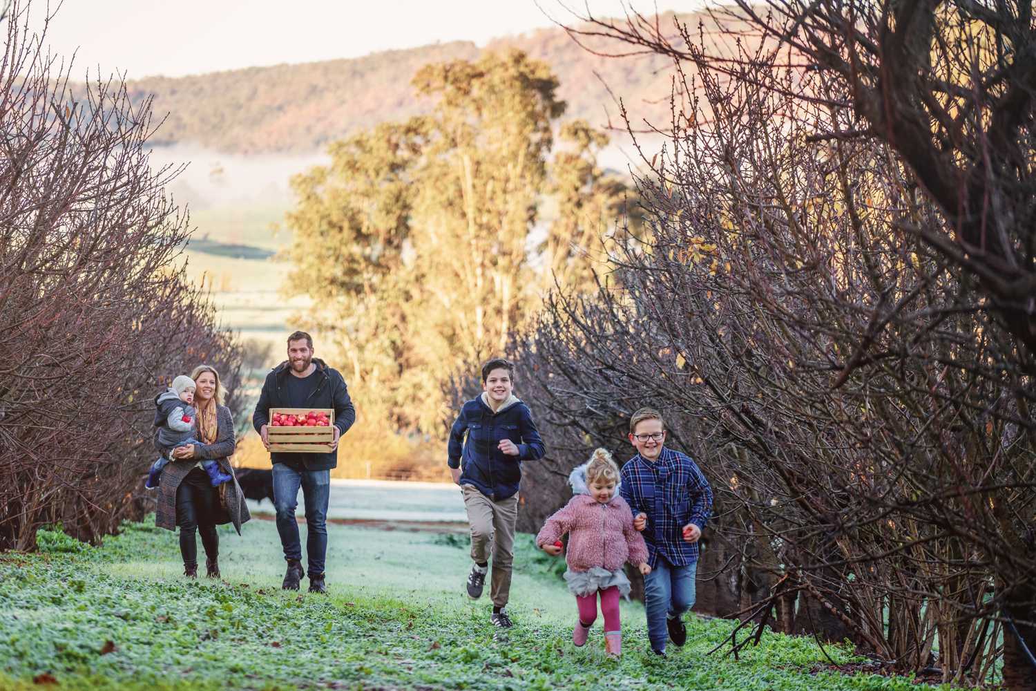 Family fun at Caraholly Orchard