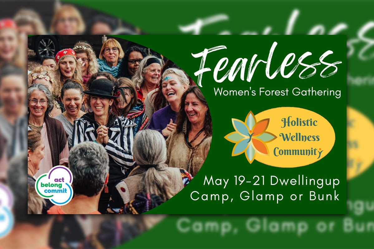 Fearless Women Gathering event on at Jarrahfall Bush Camp in Dwellingup Western Australia