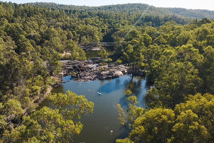 Immerse in nature at Dwaarlindjirraap in Lane Poole Reserve, Dwellingup