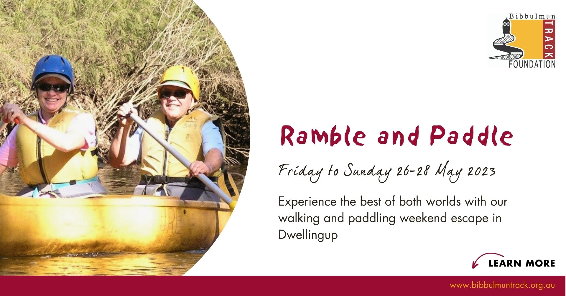 Ramble and Paddle Guided Tour with Bibbulmun Track Foundation