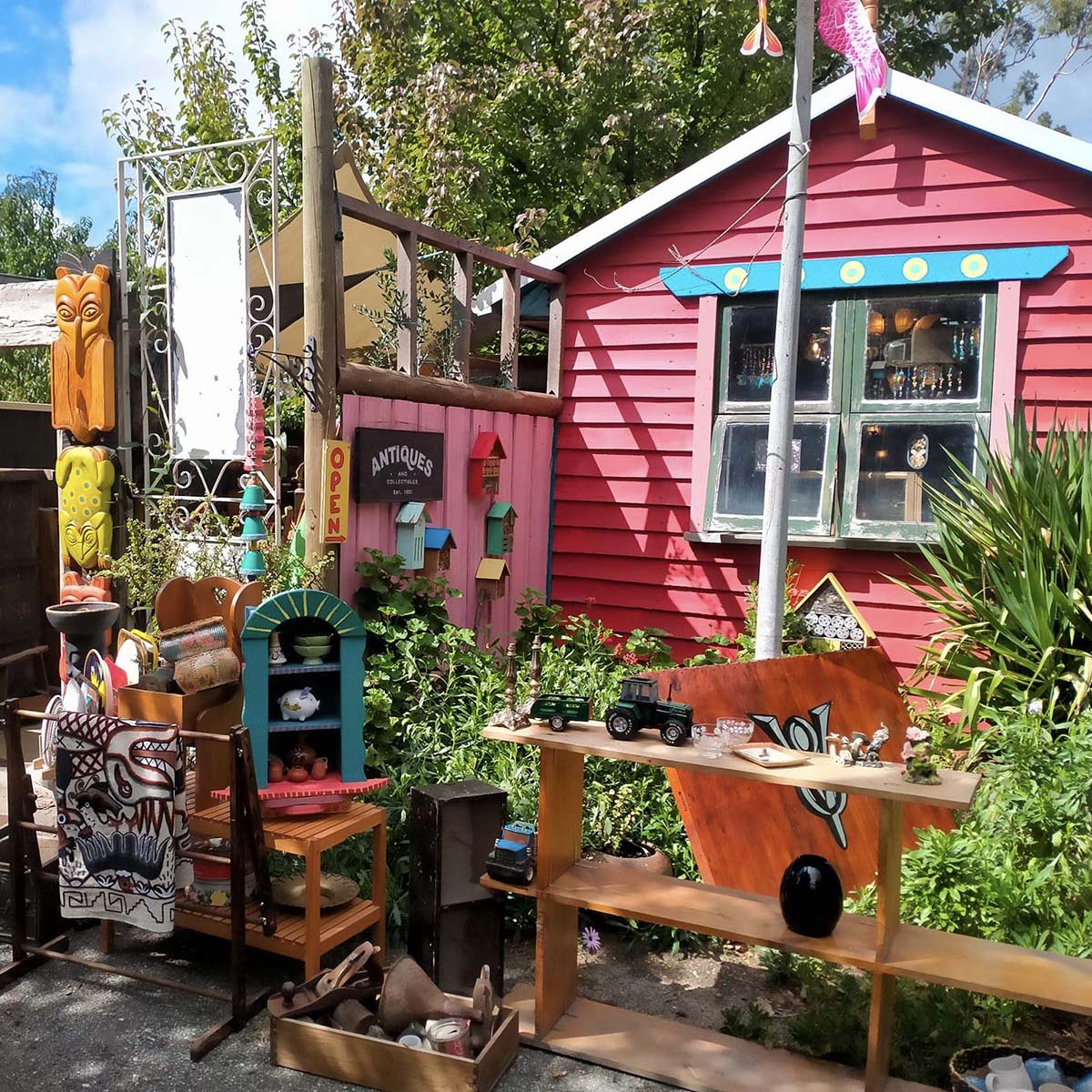 The Red Shed Vintage Shop in Dwellingup