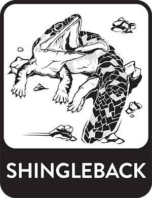 Shingleback Mountain Bike Trail motif