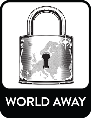 World Away shared use trail motif