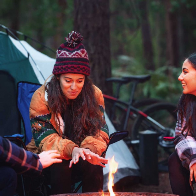 Camping and Campfire
